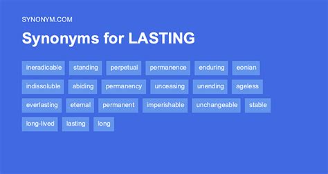 another word for lasting.